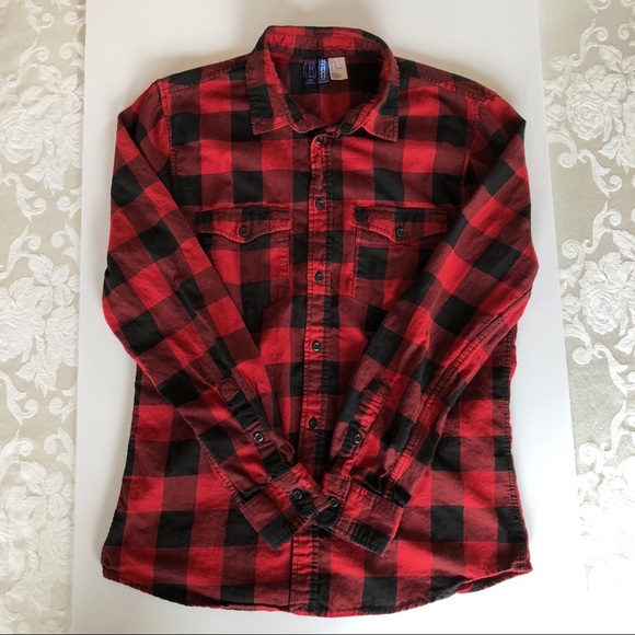 slim cut flannel shirts